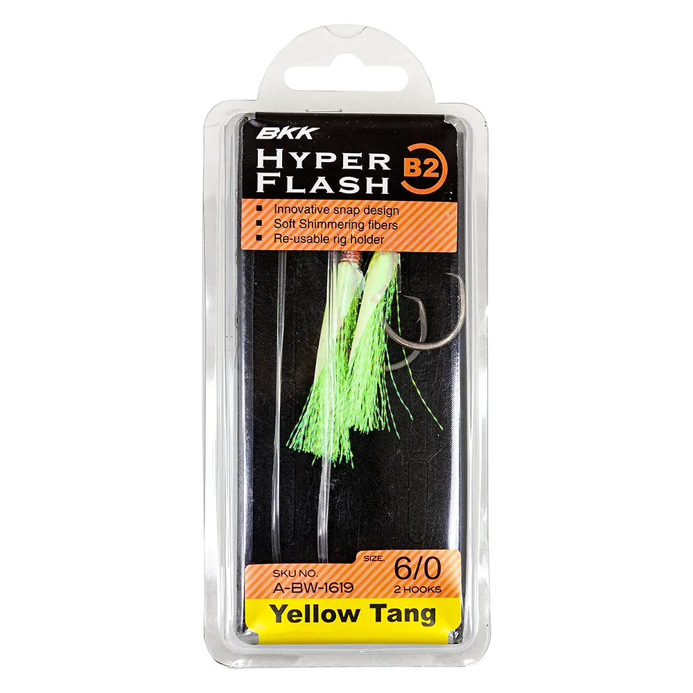 BKK Hyper Flash Rig – B2 Yellow Tang – Sea Fishing Tackle Webshop