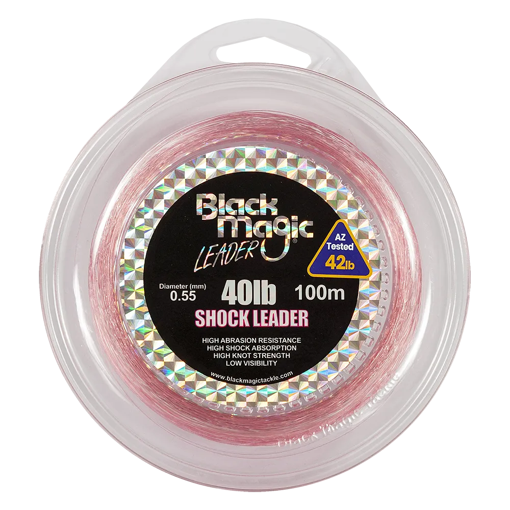 Black Magic Shock Leader Pink – Sea Fishing Tackle Webshop