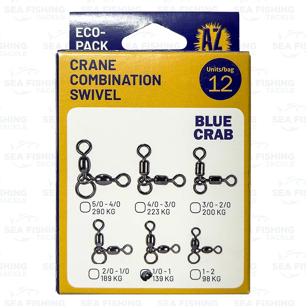 Blue Crab Combination Swivel – Sea Fishing Tackle Webshop