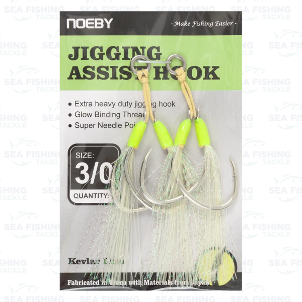 Noeby Jigging Assist Hook - Double Flash