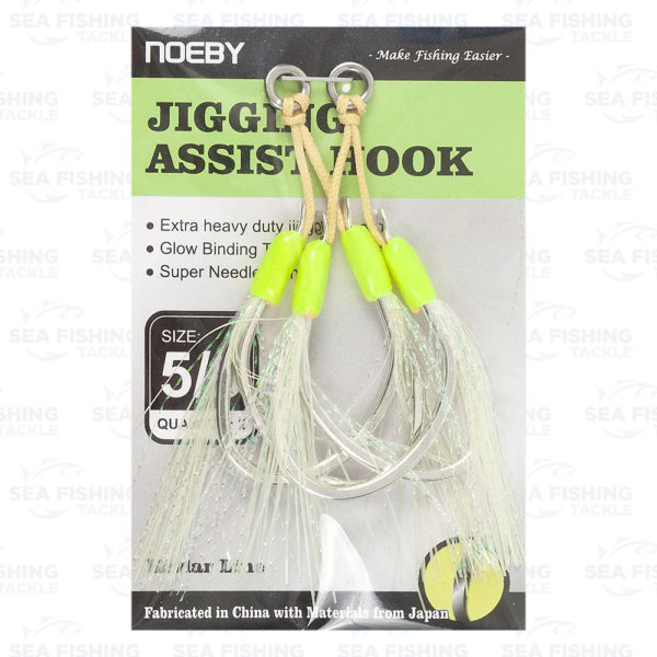 Noeby Jigging Assist Hook - Double Flash - Image 2